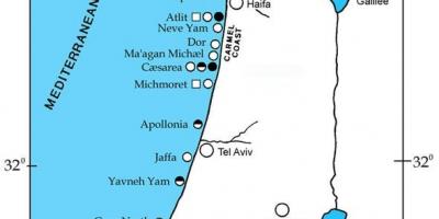 Mappa di israele porte